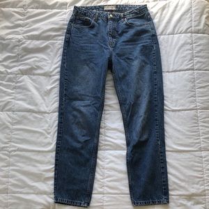 Free People High Waisted Straight leg jeans size 29